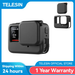 TELESIN Soft Silicone Case For Insta360 Ace Lens Cap Camera Drop Proof Protective Case For Insta360 Ace Accessories