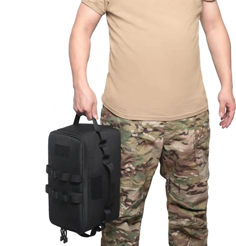 Description Picture 3 of itemOutdoor Camping Gas Tank Storage Bag Large Capacity Ground Nail Tool Bag Gas Canister Picnic Cookware Utensils Kit Bag