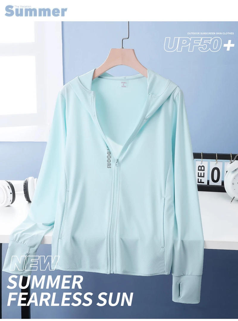 Description Picture 2 of itemCHRLCK Women's Hiking Summer Jacket Women Camping Trekking Fishing Sun Protective Clothes Outdoor Sport Windbreaker Anti UV Coat