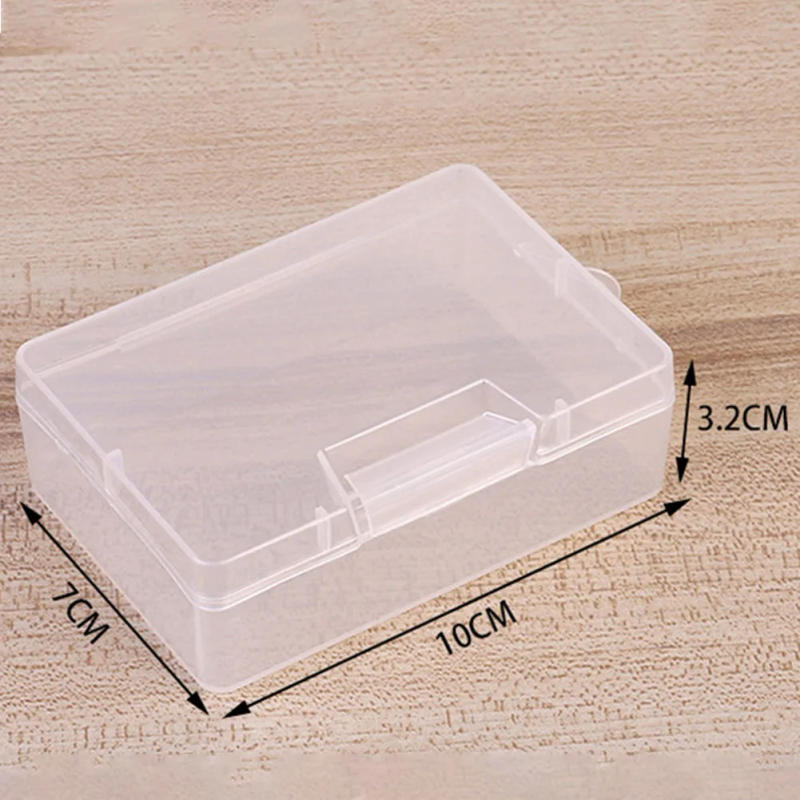 Description Picture 4 of itemTransparent Plastic Storage Jewelry Box Compartment Adjustable Container For Beads Earring Box For Jewelry Rectangle Box Case