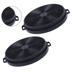 205*30mm 2PCS Kitchen Range Hood Activated Carbon Filter Accessories Filter Easy Installation Range Hood Parts
