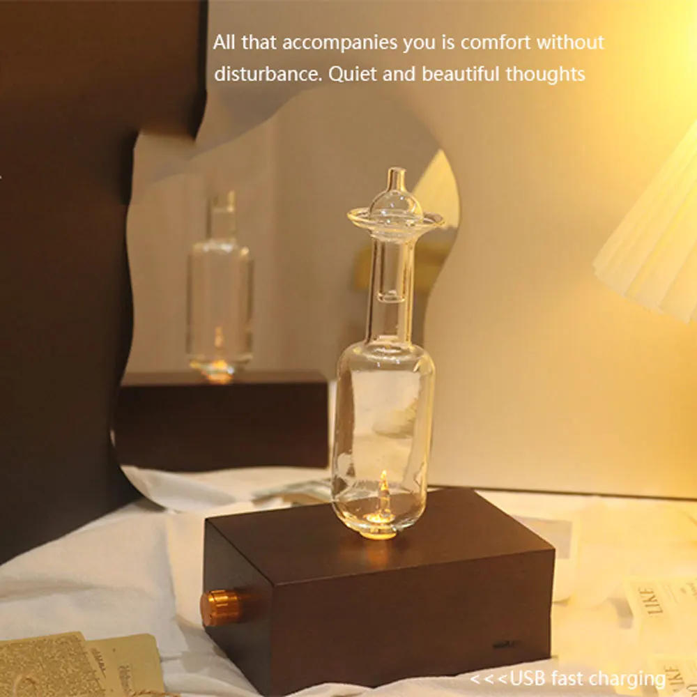 Description Picture 3 of itemGlass Bottle Essential Oil Diffuser USB Waterless Home Air Aroma Diffuser 2600mAh Battery Spray Fragrance Machine For Office