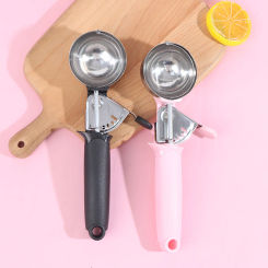Ice Cream Scoop Stainless Steel   Spoon Metal cream Cookie  Baller  Ball Maker  Melon Fruit  Kitchen Tools
