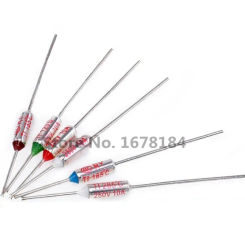 100pcs Thermal Fuse RY Tf 60~285 10A250V Aluminum Thermal Protector Thermal Fuse (write the degrees that you want