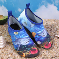 Ocean Shark Series Children's Beach Shoes, Lightweight Non-slip Fast Drying, Suitable For Swimming, Walking、Yoga、Indoor
