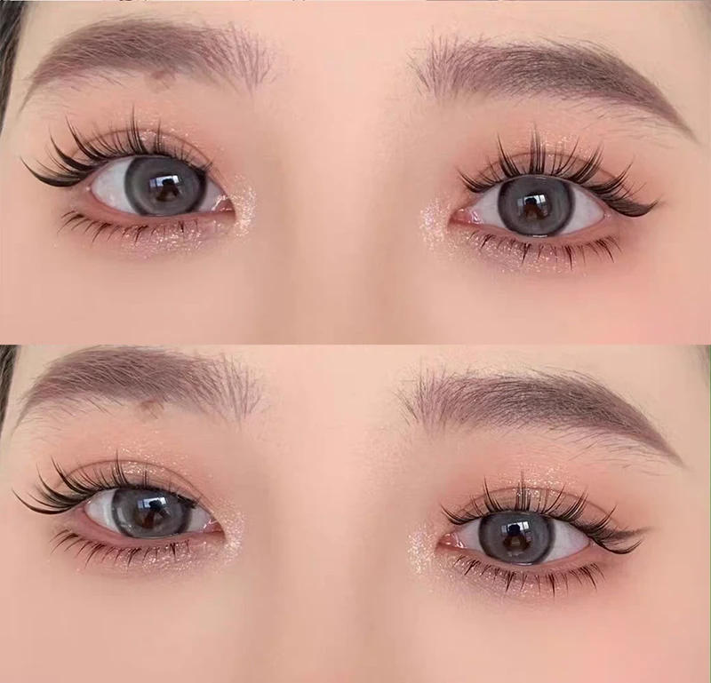 Description Picture 3 of itemSweet Sunflower lower lashes cat eye lashes elf makeup V-shaped under eyelash Natural bottom eyelashes  lash extensions