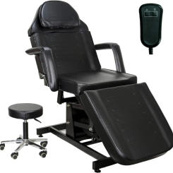 Electric Height Adjustable Tattoo Facial Esthetician Chair Lash Treatment Electric Lift Massage Spa Microblading Procedure Table