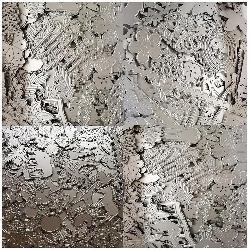 Description Picture 5 of item2023 New Mystery Box Randomly Selected Lucky Bags Small Animals Leaves Letters Flower Metal Cutting Dies for Scrapbook Stencils