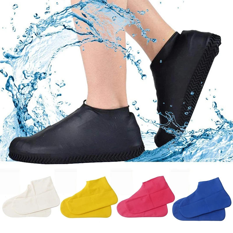 Description Picture 2 of itemWaterproof Silicone Shoe Covers Reusable Non-Slip Rain Shoe Covers Anti-Slip Rain Boots Outdoor Rainy Day Protectors Shoes Cover