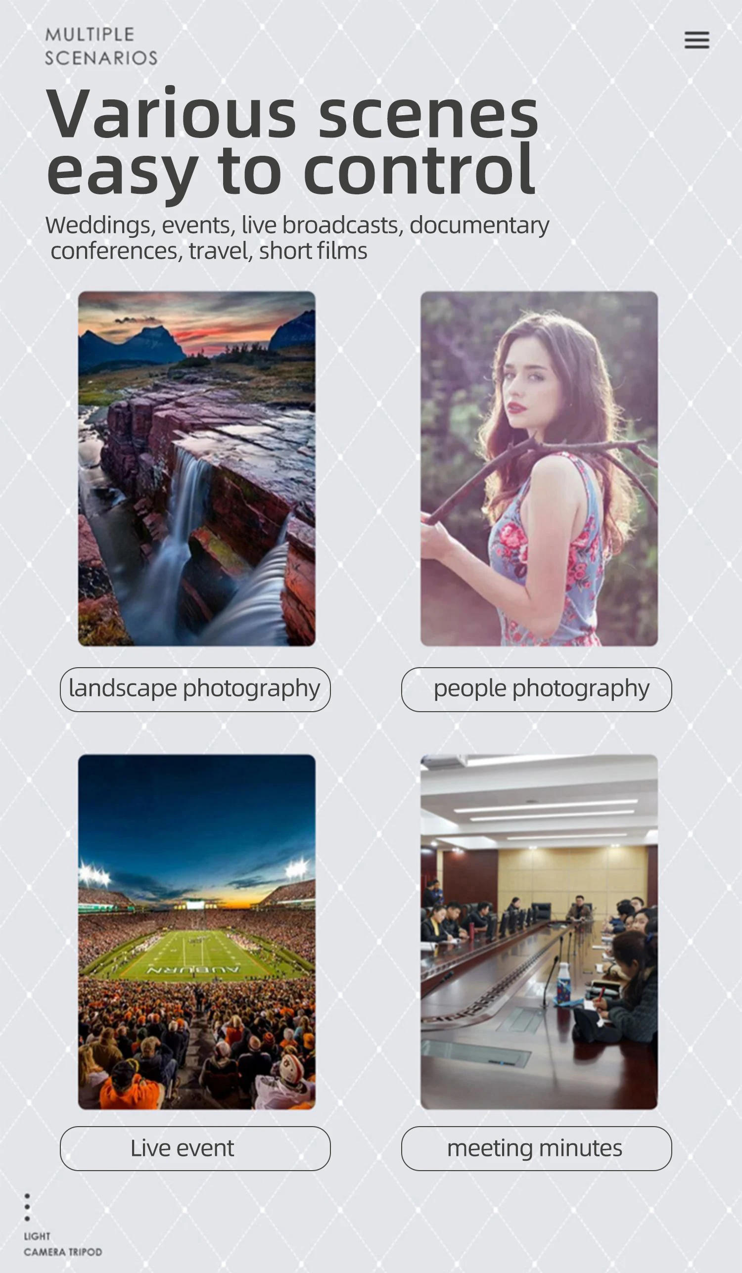 Description Picture 6 of itemBEXIN Lightweight Monopod Aluminium DSLR Camera Tripod Camera Mount Adapter Support Monopod For Nikon Iconic Brand Camera