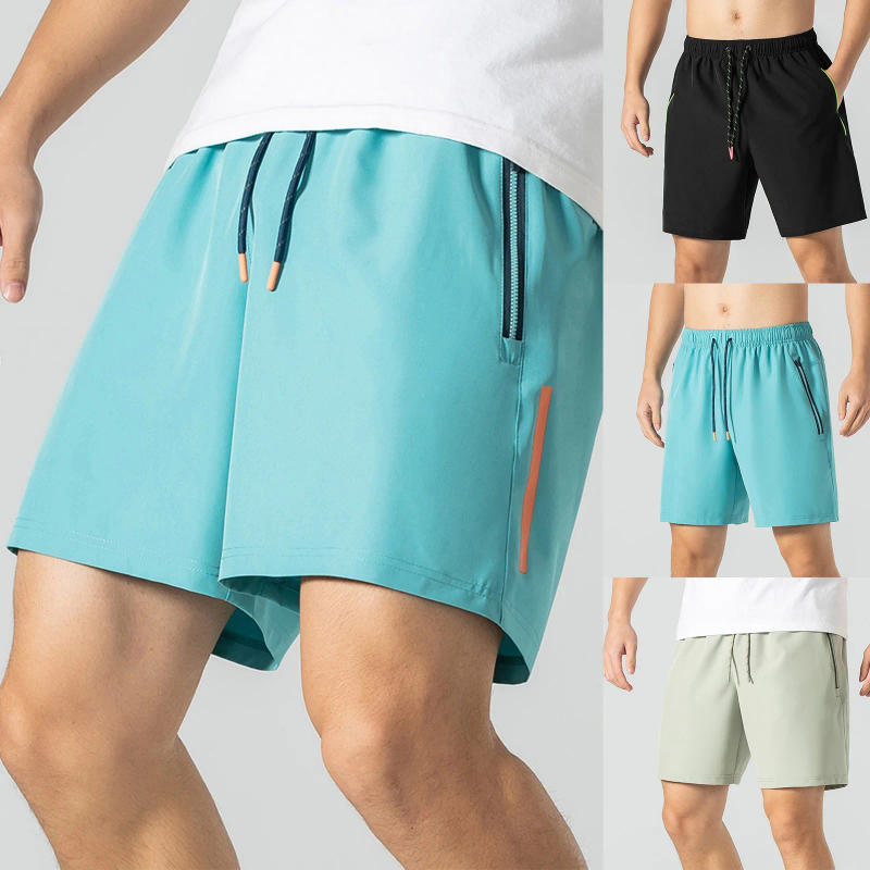 Description Picture 2 of itemMen Pants Fashion Casual Surfing Sports Shorts Panty Loose Wide Leg Workout Fittness Knee Length Trousers For Male Daily