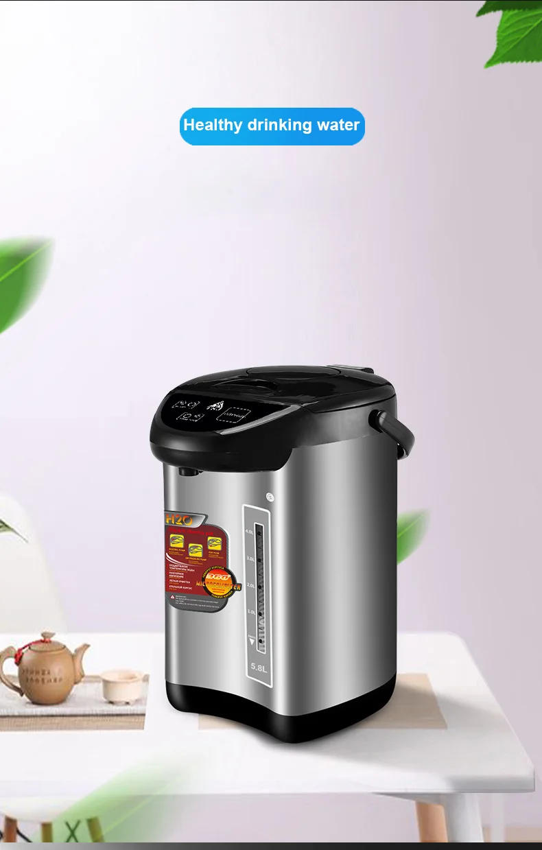 Description Picture 6 of itemElectric Hot Water Boiler&Warmer,Manual DispenseAuto Water Pot Safety Stainless Steel Hot Water Dispenser Water Boiler 5.8Liter