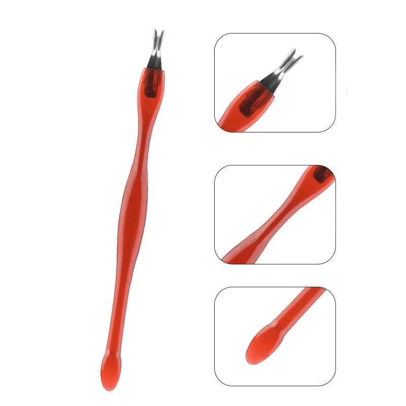 Description Picture 6 of item10Pcs Dead Skin Remover Nail Art Fork Cuticle Remover Nipper Pusher Trimmer Stainless Steel Pedicure Nails Care Nail Tools