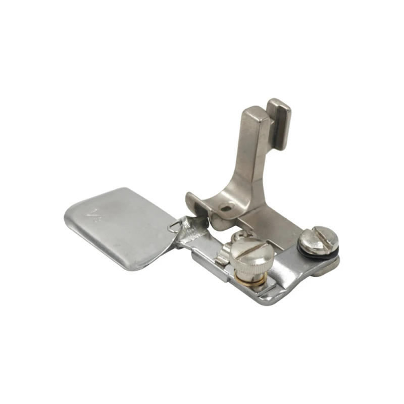 Description Picture 5 of itemF502​ Hemming Presser Foot Binder Folder Fit Single Needle Lockstitch Sewing Machine Parts For Makes Clothes Round Angle Turning