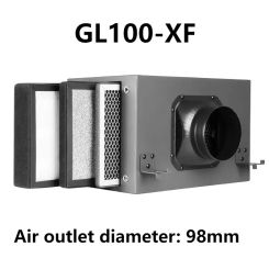 98mm 3 Layers Pre Purification Box For Fresh Air System Formaldehyde Removal Smoke And Dust Filter Screen Indoor Air Filter