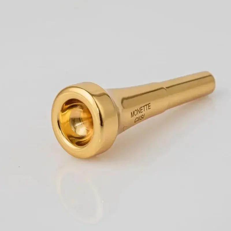 Description Picture 3 of itemMonette Bb Trumpet Mouthpiece 7C 5C 3C 1.5C Size Pro Silver/Gold Plated Copper Musical Brass Instruments Trumpet Accessories