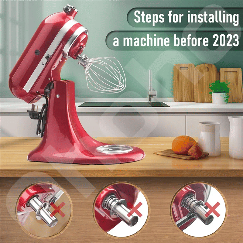 Description Picture 4 of itemB59B-4 Piece Spring And Washer Silver Stainless Steel For Kitchenaid Mixer 3.5 Quarts To 7 Quarts Protect And Extend The Life