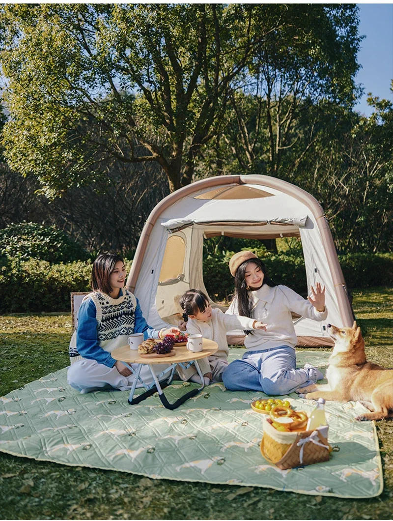 Description Picture 4 of itemNatureheak 2024 new Waterproof Camping Mat Happy Ultrasonic Outdoor Picnic Beach travel 5-layer Thickened Floor Damp proof Mat