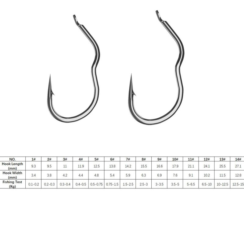 Description Picture 2 of itemFishing Hook Automatic Flipping Mata Kail Pancing Anti-Running Fish Anti-Drop Line Double Barb With Titanium Manganese