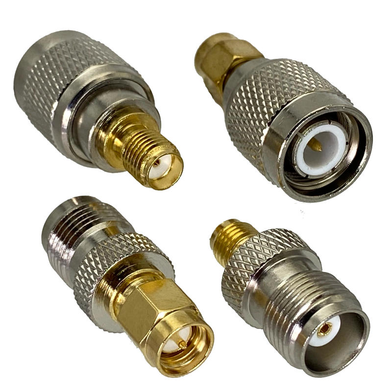 Description Picture 2 of item1Pcs Adapter SMA to TNC Male Plug & Female Jack Straight RF COAXIAL Connector 50ohm Wire Terminals