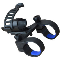 Flashlight Mounting Bracket Bicycle Headlight Stand Bike Handlebar Grips Clamp Flashlight Torch Holder with Quick Release Screw