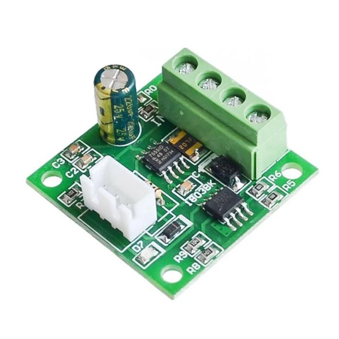 Description Picture 6 of itemHigh Precision 1.8V 3V 5V 6V 9V 12V PWM DC Motor Speed Controller Fuse 2A Over Current Protection with Knob Potentiometer Switch