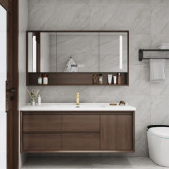 Multifunction Open Bathroom Cabinet Shelf Washing Lamp Laundry Room Corner Bathroom Cabinet Floating Mobile Bagno Furniture