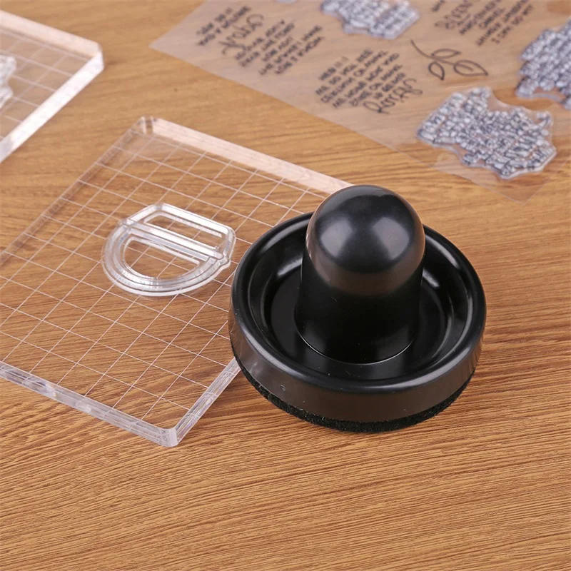Description Picture 4 of itemStamping Tool for Clear Stamps Scrapbooking Handmade Tools Put Even Pressure on Stamp Platform Precision Press Supplies Craft