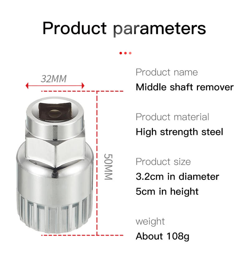 Description Picture 6 of itemBicycle Repair Tool Kits Flywheel Remover Cutter Crank Puller Bike Wrench MTB Road Bikes Maintenance Tools Bracket
