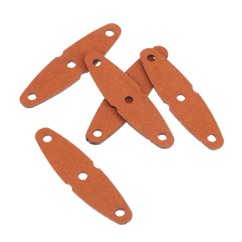 Description Picture 5 of item20/10/5 Pcs Hunting Slingshot Pouches Microfiber Leather with Holes Outdoor Hunting Catapult Rubber Band Accessories 60*16*8mm