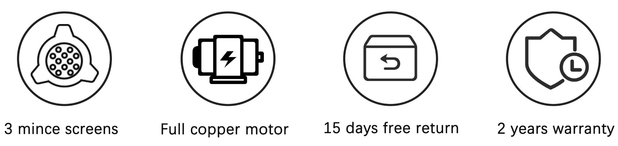 Description Picture 3 of item3000W Electric Meat Grinders Stainless Steel Heavy Duty Mincer ​Sausage Stuffer Food Processor Home Appliances Chopper Sonifer