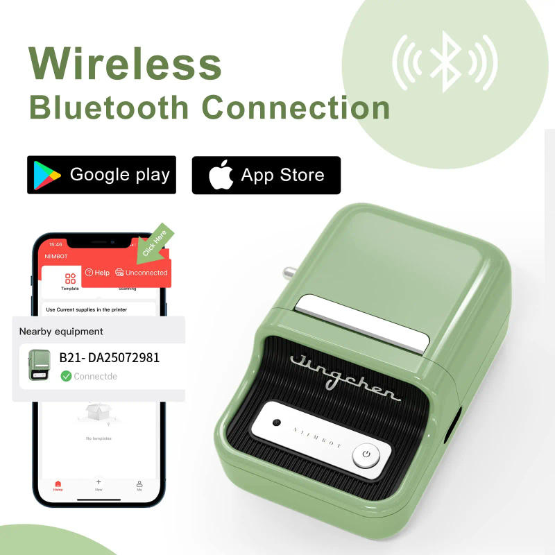 Description Picture 3 of itemNiimbot Label For B1/B21/B3S Mini Portable Thermal Printer Self-adhesive Label Printer For Stickers Niimbot Label Maker Printer