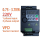 1.5KW 1PH-3PH 220V