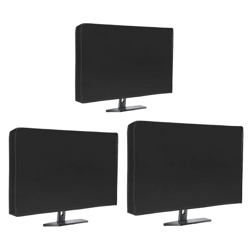 Description Picture 2 of item21/24/28 Inch Home PC Desktop Computer Monitor Dust Cover 420D Oxford Cloth Waterproof Fabric Black LCD Screen Protector Case