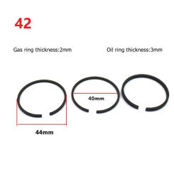 3pcs Air Compressor Piston Ring For 42mm 47mm 48mm 51mm 52mm 65mm Cylinder Pneumatic Parts Hardware Convenient To Install