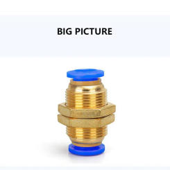 PC Air Pneumatic Fitting Quick Connector 4-m5 4-M6 4mm 6mm 8mm 10mm 12mm Male Thread 1/4 1/2 1/8 3/8 Compressed Hose Tube Pipe