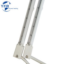 49 inches /38 inches, 2000W 380V with White Coated Quartz Halogen Infrared Heater with Tube Heating Lamp for heating