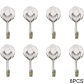 8pcs silver 20mm