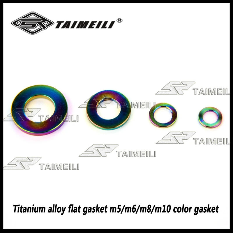 Description Picture 4 of itemTAIMEILI Titanium alloy flat gasket m5m6m8m10 color gasket