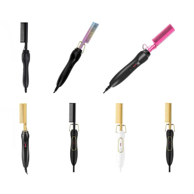 Description Picture 6 of itemHairdressing Curler  Three Gears   Hair Roller Electric Hair Straightening Comb