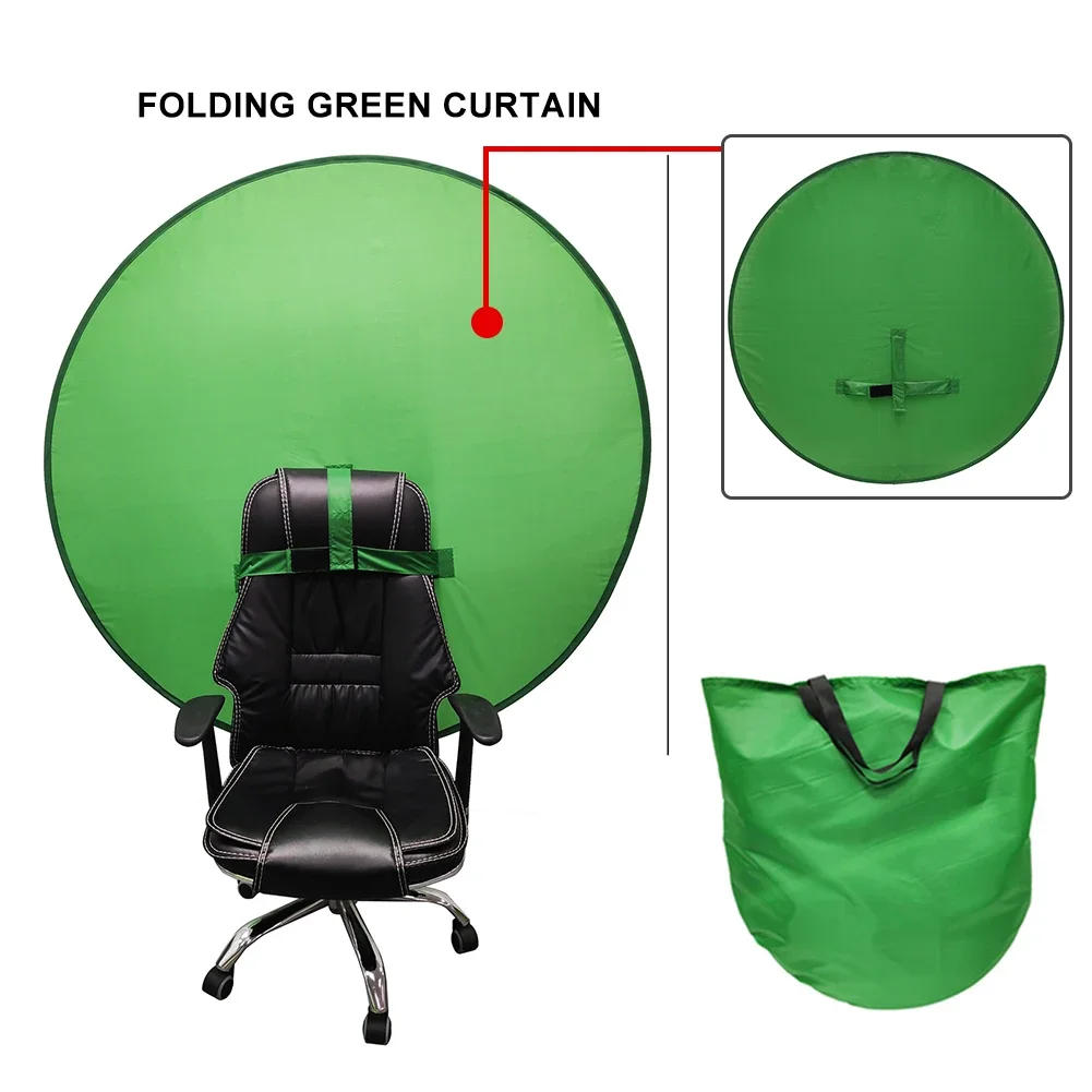 Description Picture 6 of itemGAINVANE Background Solid Color Green Screen Chair Photo Backdrop Studio Photography Prop Simple Foldable Reflector 75/110/142CM