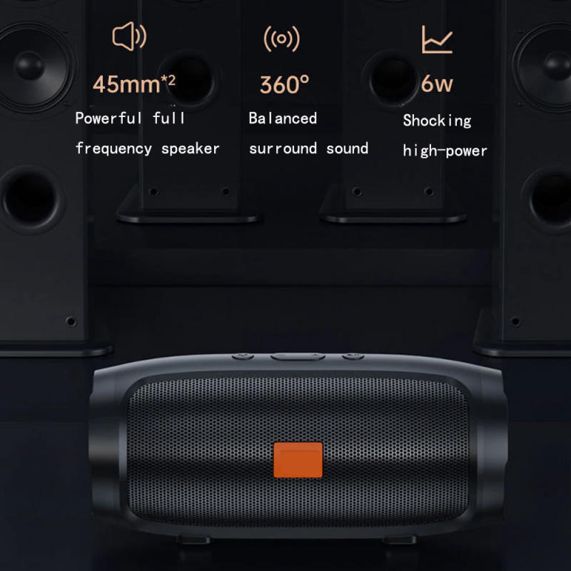 Description Picture 3 of itemPortable Subwoofer Bluetooth Speakers Outdoor Stereo Surround Waterproof Loudspeaker Wireless Sound Box Support FM Radio TF Card