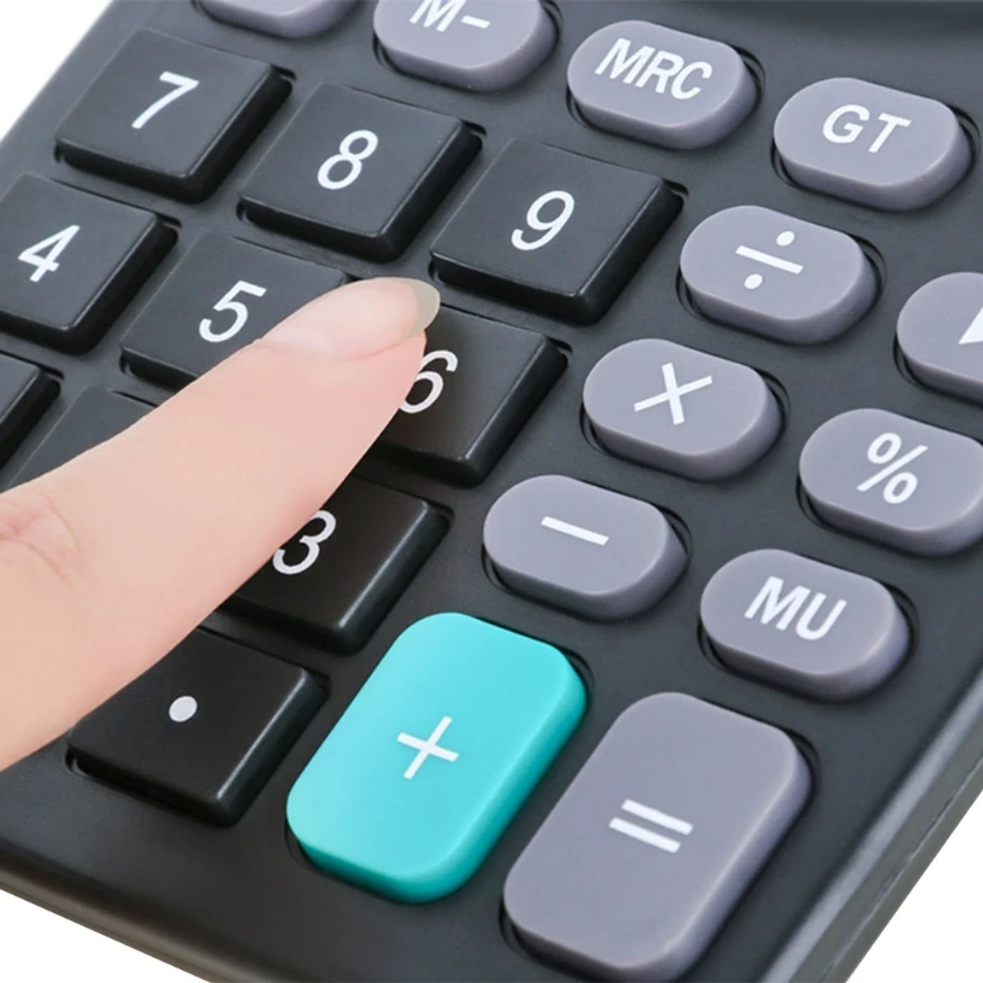 Description Picture 6 of item2024 New 12-Digit Desk Calculator Business Accounting Tool and Solar Power Clear Big Buttons Lcd Electronic Calculators