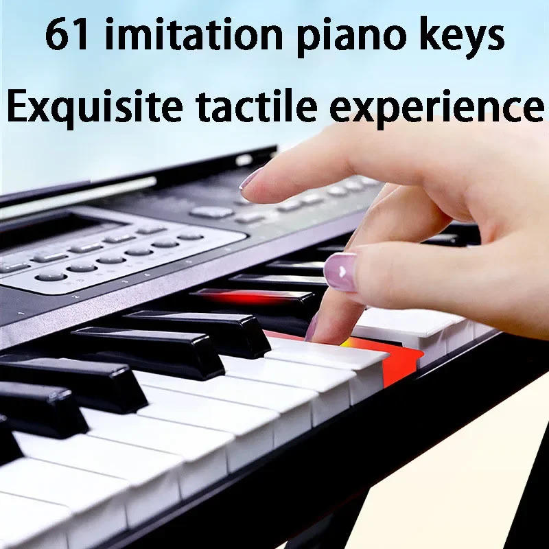 Description Picture 4 of itemAdult Electronic Piano Musical Electric Organ Professional Piano 61 Key Children Beginner Portable Keyboard Instrument with Lamp