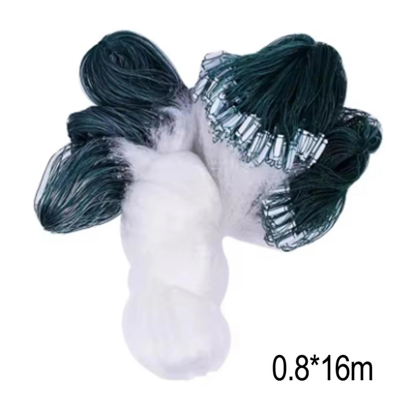 Description Picture 6 of item12M/16M/20M/25M Monofilament Fishing Net Single Layer Fish Gillnet With Float Trap For Outdoor Hobbies Fishingman Fishing Tools