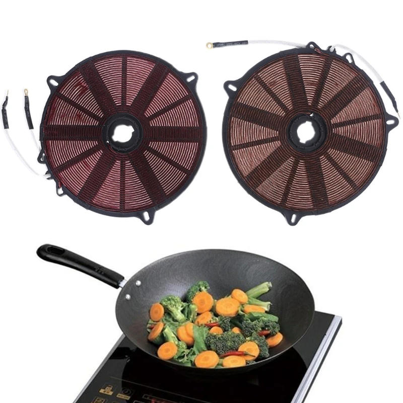 Description Picture 3 of item2000W 220V Portable Hob Hot Plate Induction Cooker Coil for Cooking Easy to Clean Metal Universal Heating Panel Coil