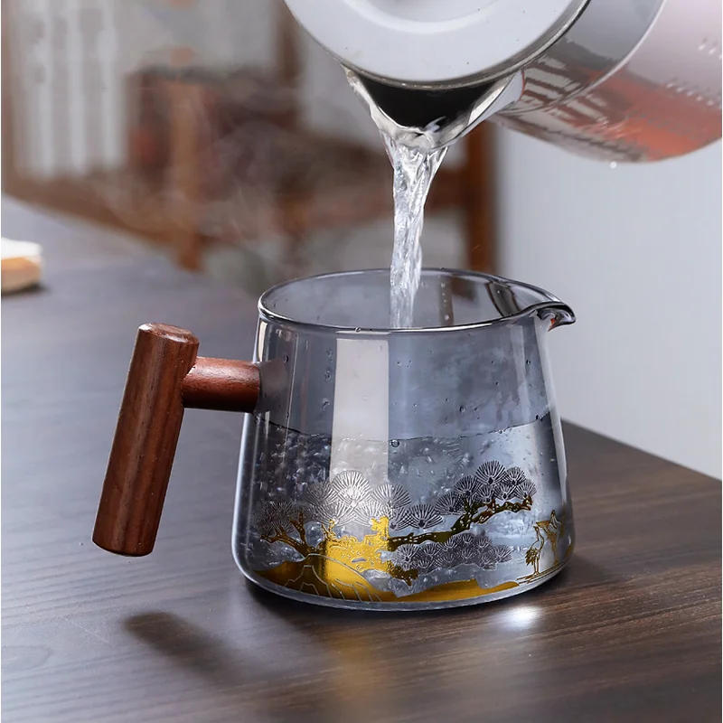 Description Picture 5 of itemTransparent Glass Teapot High Temperature Resistance Teapot Teacup Kettle Home Tea Set Tea Infuser Tea Making Tools Tea Utensils