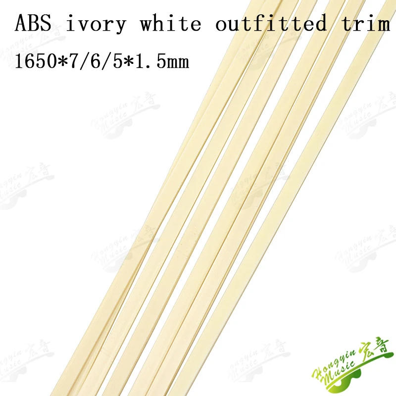 Description Picture 3 of item10 ABSPcs Guitar Binding Purfling Strips ABS Guitar Parts Accessories for Luthier Supplies Guitar body fingerboard binding1650*6