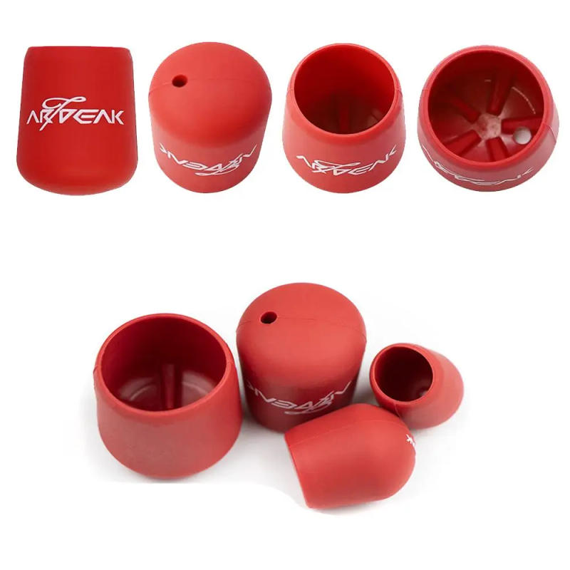 Description Picture 6 of item1Pcs Fishing Rod Handle Protective Case Silicone Lure Rod Bottom Protector Fishing Rod Handle Cover Accessories Random Color