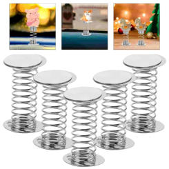 10Pcs Metal Spring Base Lovely Bouncing Standee Spring Decor Toy Doll Head Shaking Dancing Spring Base Replacement Spring Bases
